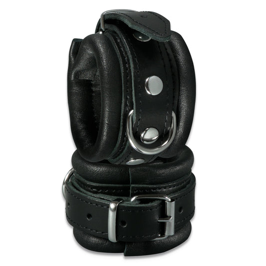 XX-DREAMSTOYS Leder-Handfessel schwarz