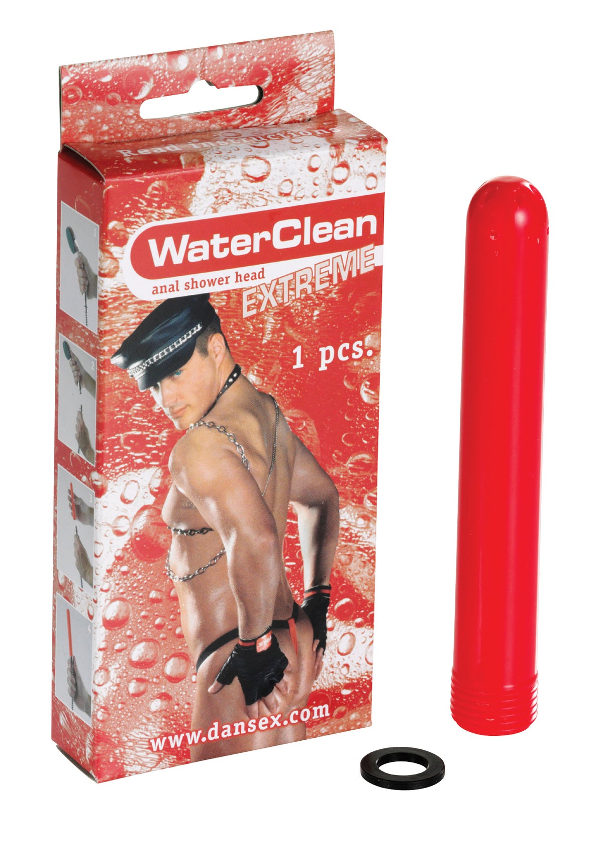 WaterClean Duschkopf No Limit Extreme rot (gay box)
