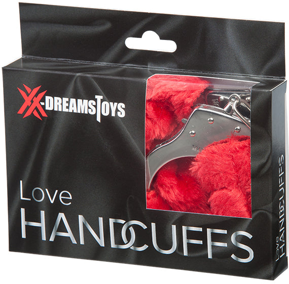 XX-DREAMSTOYS Liebes-Handschellen mit Plüsch Leopard